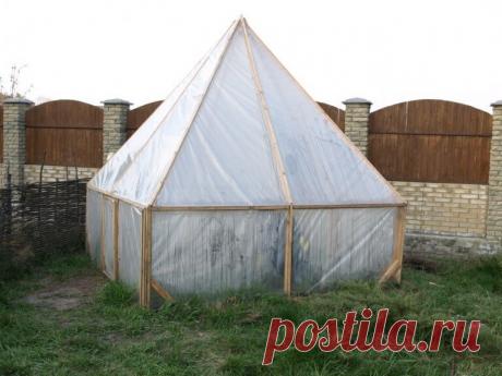 Как правильно построить парник пирамиду своими руками