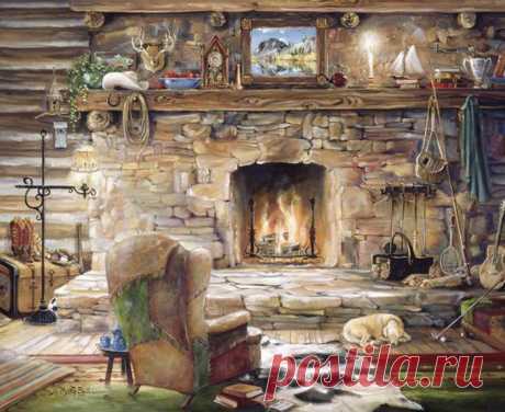 Дом, милый дом: душевные картины от самого позитивного художника на планете