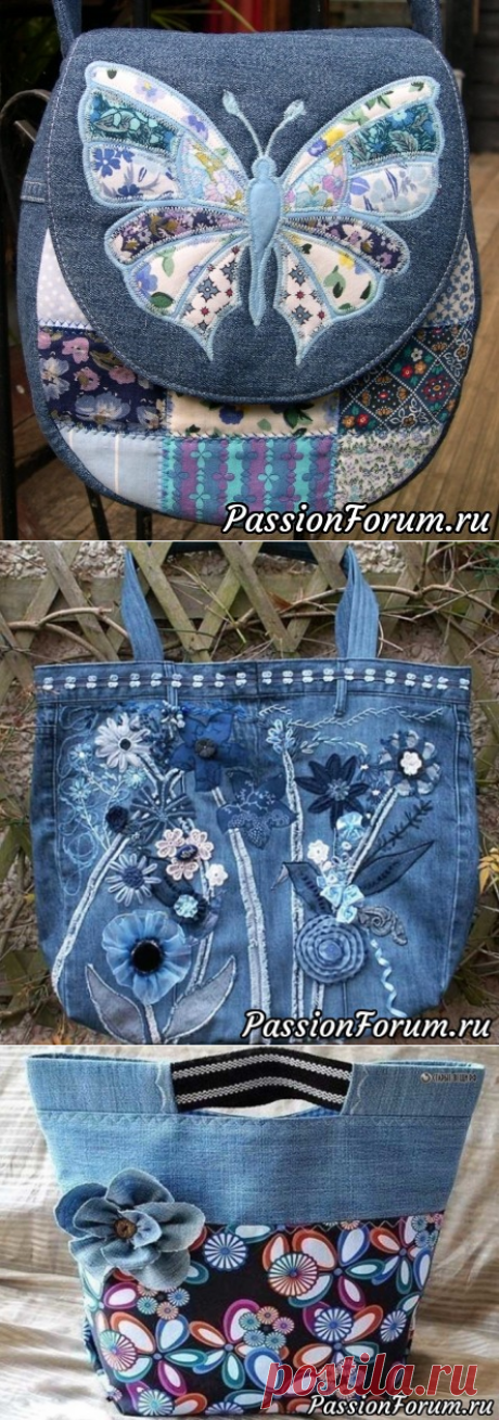 Переделки из джинсовых брюк (часть 1).