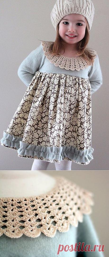 Великолепное платье для девочки. Мастер класс.