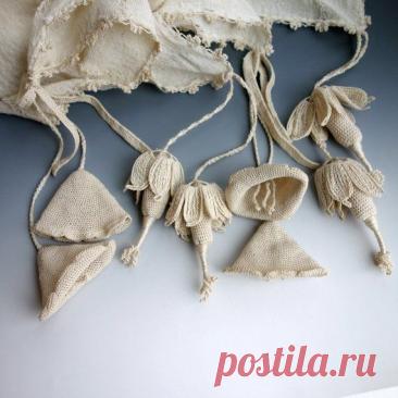 Antique Turkish Headscarf Shawl Homespun Needle Lace Flowers