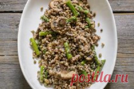 Гречка с грибами в мультиварке.