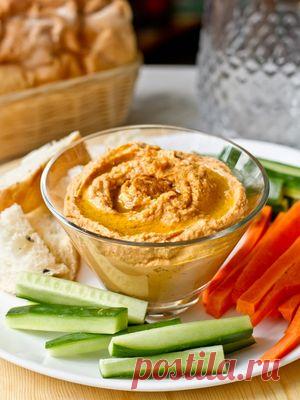 Рецепт хумуса с печеным сладким перцем с фото пошагово на Вкусном Блоге