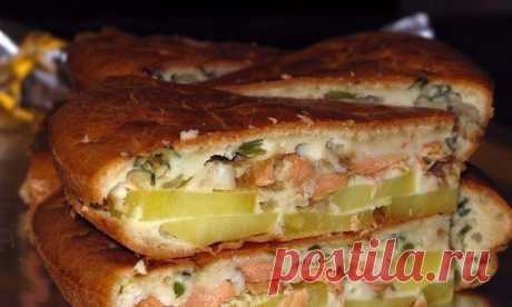 РЫБНЫЙ ЗАЛИВНОЙ ПИРОГ С КАРТОШКОЙ - Рецепты для бабушек