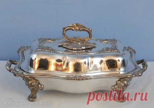 Sheffield, Silver Plated Entree Dish An excellent quality Sheffield plate entrée dish. This has applied decoration to all the edges, a detachable handle and stands on well shaped feet. The interior tray lifts out to reveal a hot water compartment in the base. This is a fine example of early Victorian Sheffield plate, there is a very