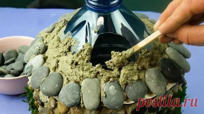 Очаровательный и неповторимый декор из пластиковой бутылки. Просто сказка!