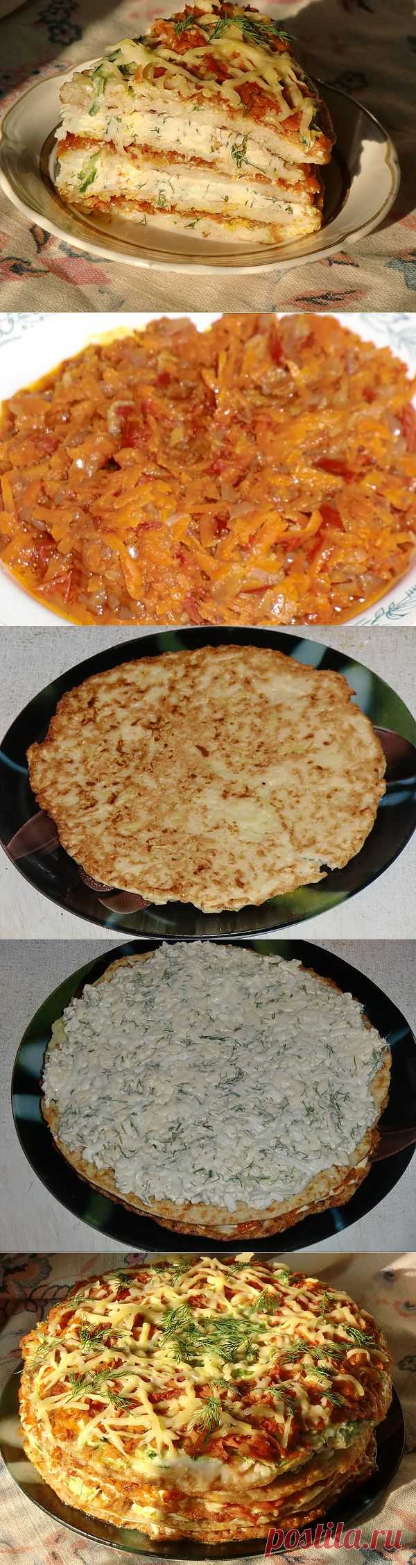 Кабачковый тортик..