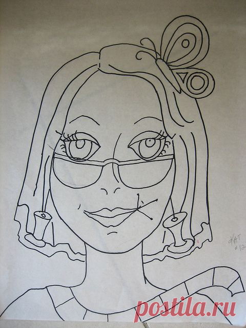 1000+ ideas about #13 - Kat - the drawing by mamacjt, via Flickr on Pinterest | APLICACIONES