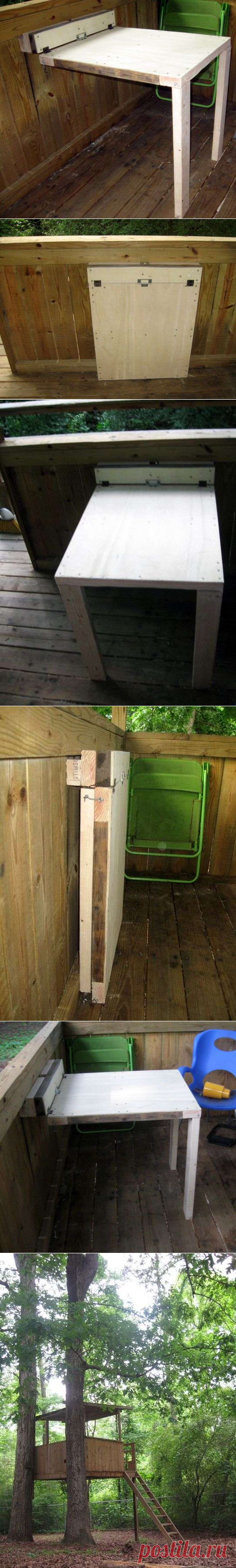 Как сделать раскладной стол своими руками