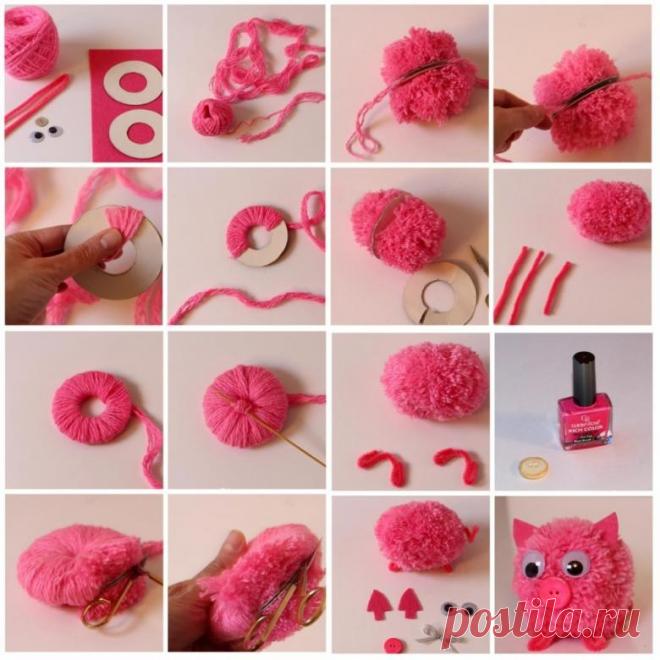 Поделки из пряжи (77 фото) - примеры идей и мастер классы как изготовить изделия из пряжи