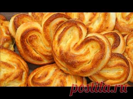 ПУХОВЫЕ САХАРНЫЕ ПЛЮШКИ ❤️ БЮДЖЕТНО и вкусно! Простой рецепт к чаю Выпечка | Кулинарим с Таней