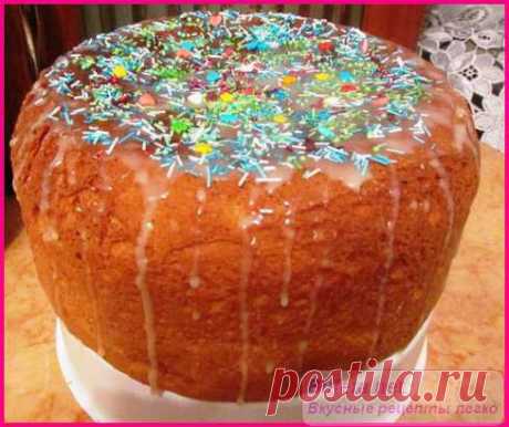 Кулич пасхальный в мультиварке