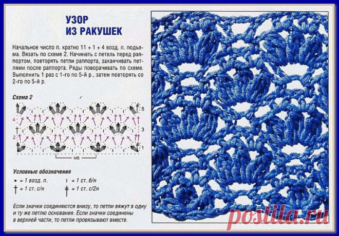 Узоры крючком