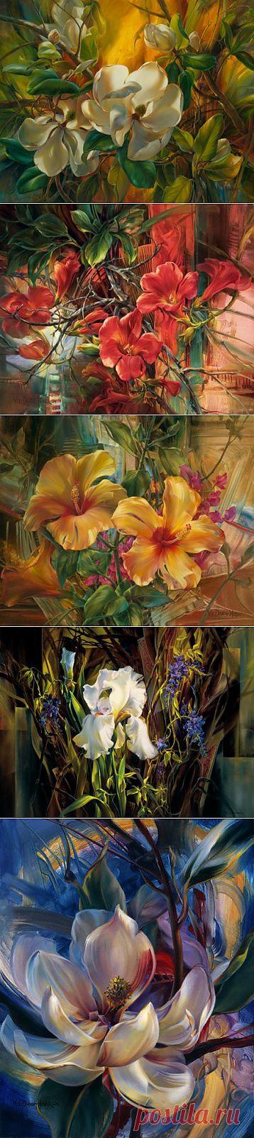 Ну очень красивая живопись Vie Dunn-Harr.