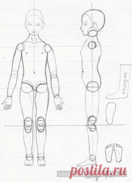 шарнирная куколка из папье-маше МК / Мир игрушки / Разнообразные игрушки ручной работы