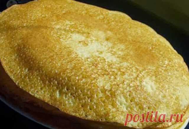 Кулинарные Рецепты: Чудо-блинчики!! Вкусные, нежные, кружевные блинчики на газированной воде.