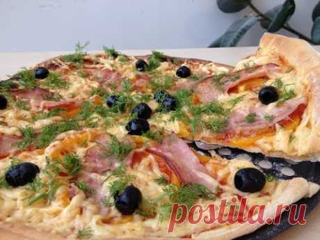Пицца с Беконом,  Обалденный Домашний Рецепт | Pizza with Bacon