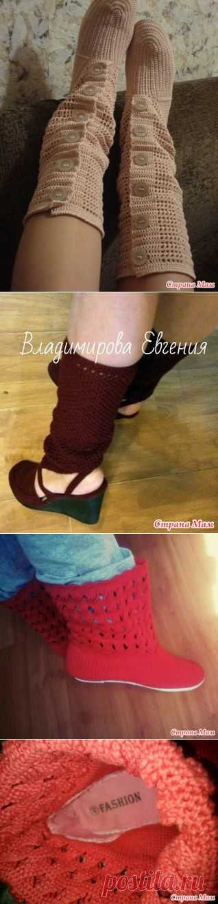 Предлагаю связать сапоги на лето - Вяжем вместе он-лайн - Страна Мам
