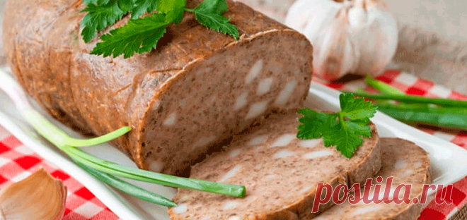 Домашняя печеночная колбаса Колбаса получается невероятно вкусная – плотная по консистенции, нежная на вкус.