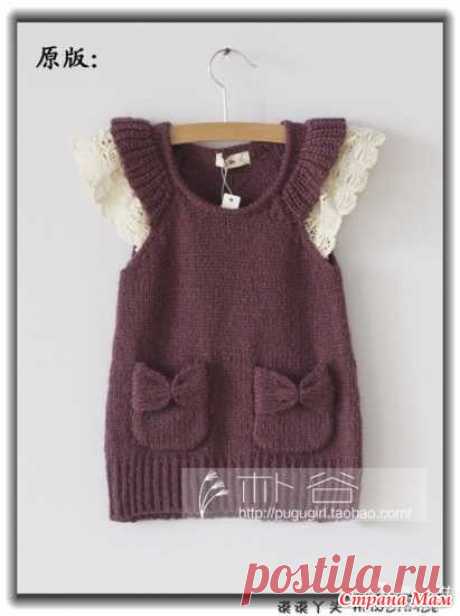 Сарафан с кармашками. - Вяжем вместе он-лайн - Страна Мам