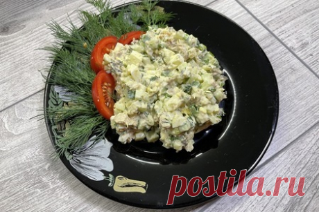 Салат с тунцом и яйцами – пошаговый рецепт с фотографиями