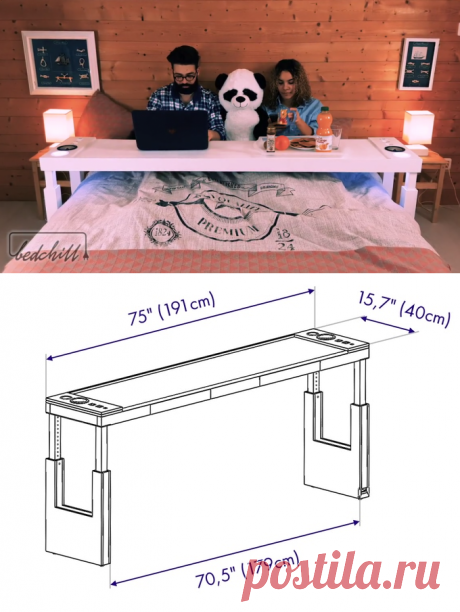 BEDCHILL: Connected overbed table➡Revolutionize your bedroom – ESIST