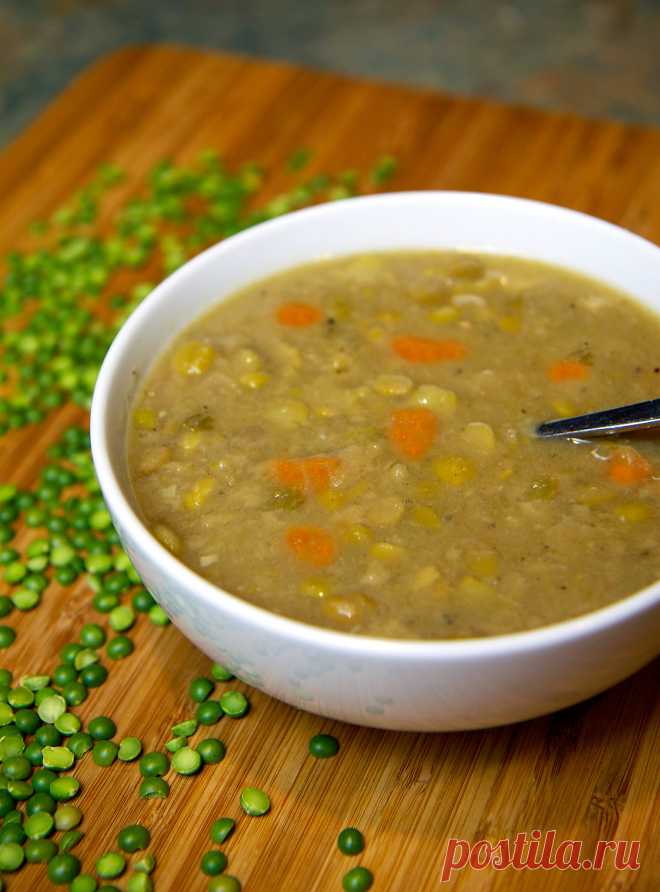 ВЕГЕТАРИАНСКИЙ ГОРОХОВЫЙ СУП С КЛЕЦКАМИ