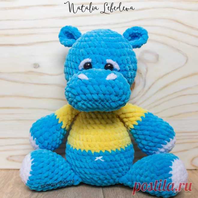 Бегемоша схема амигуруми крючком | Hi Amigurumi