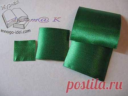 Брошь - жук. канзаши.