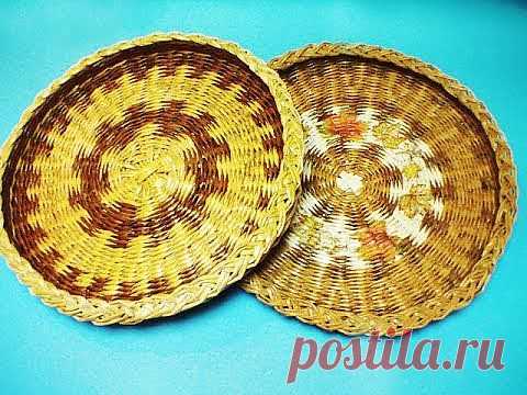 Плетения из газет - Загибка "Косичка". Часть 10.