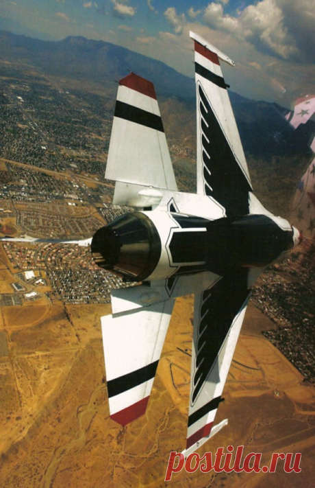 USAF F-16 Thunderbird | авиация