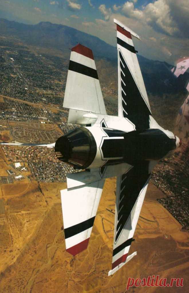 USAF F-16 Thunderbird | авиация
