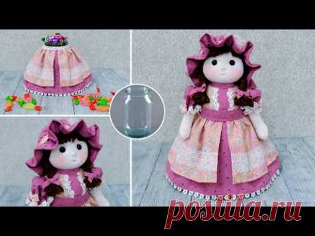 Красота из Стеклянной Банки. Чудесная Кукла с Сюрпризом 🍬 DIY Glass Jar Doll. Sweet  Gift for Girl