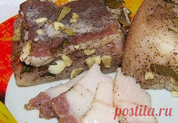 шеф-повар Одноклассники: Самый правильный способ засолки сала: вкуснее не бывает