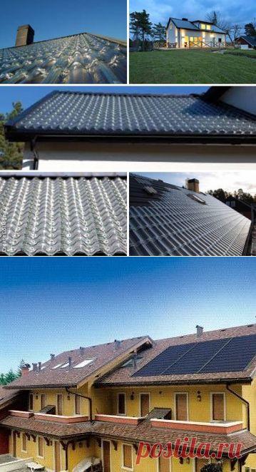 Стеклянная черепица – кровельное украшение и способ обогреть дом