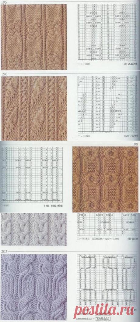 Узоры спицами. Схемы - Узоры - Вязание спицами. - Каталог файлов - Хобби.