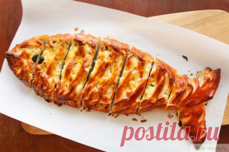 Рыба, запеченная под овощным  - Рецепты пользователя Любаня - Daily-menu.ru