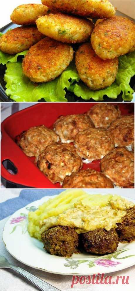 10 рецептов вкусных котлеток и тефтелек