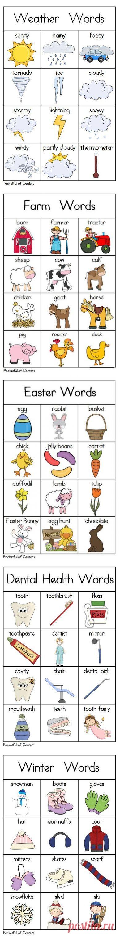 АНГЛИЙСКИЕ КАРТОЧКИ ДЛЯ ДЕТЕЙ