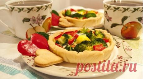 Съедобные корзиночки с овощами и перепелиным яйцом — Вкусные рецепты