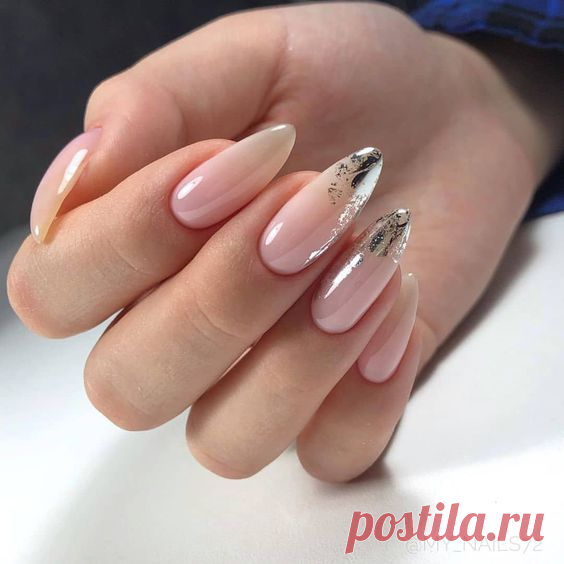 Нежный изысканный маникюр 2023