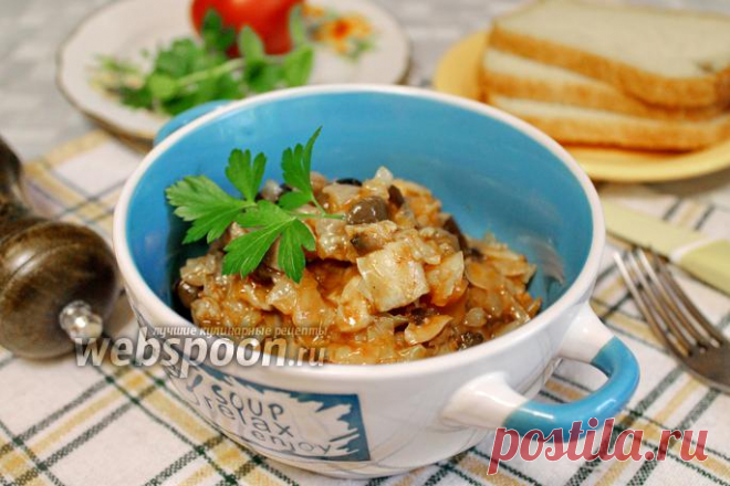 Капуста, тушёная с курицей и грибами рецепт с фото, как приготовить на Webspoon.ru