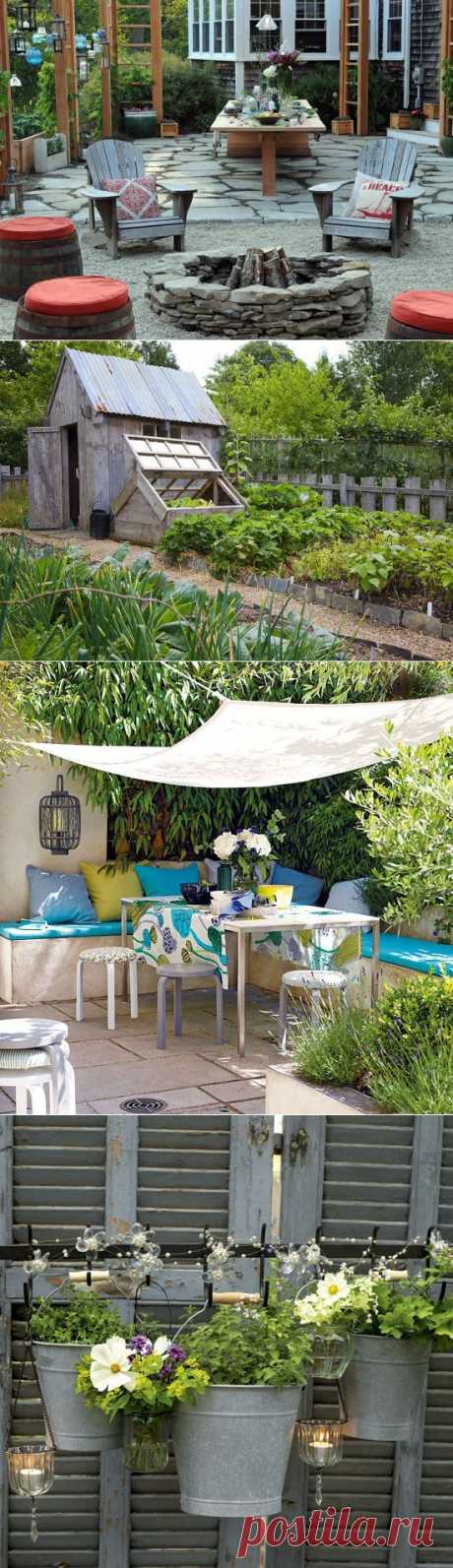 Ландшафтный дизайн в саду