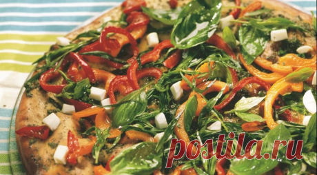 Пицца с эстрагоном и соусом песто. Пошаговый рецепт с фото на Gastronom.ru