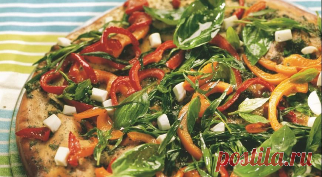 Пицца с эстрагоном и соусом песто. Пошаговый рецепт с фото на Gastronom.ru
