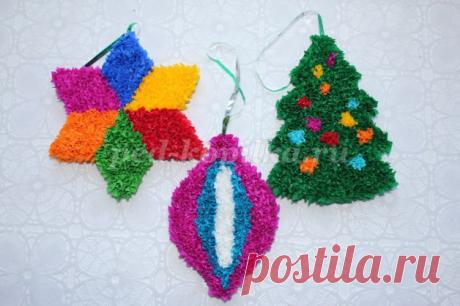 Игрушки на ёлку своими руками