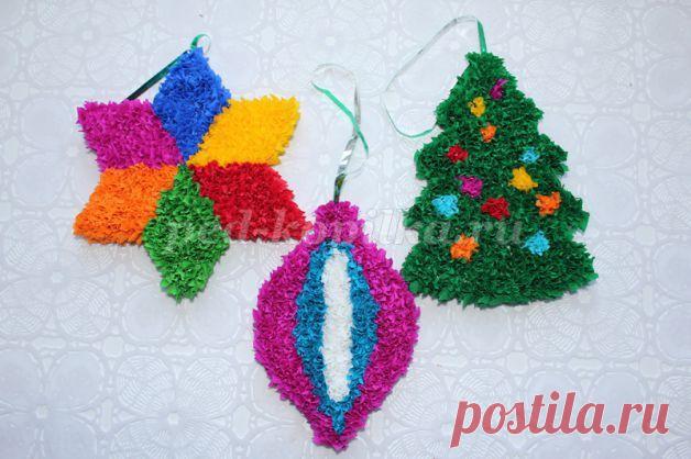 Игрушки на ёлку своими руками