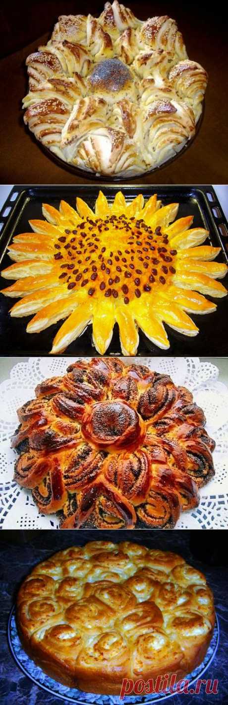 Разделка сдобных пирогов с начинкой