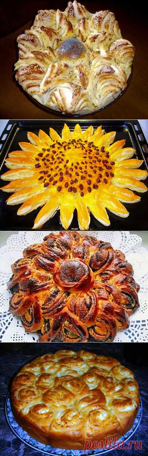 Разделка сдобных пирогов с начинкой