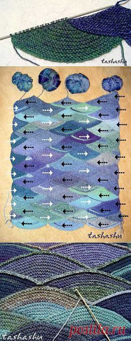 Пальто"Чешуя змеи".